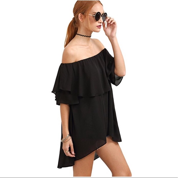 NEW Black Off the Shoulder Top - Picture 4 of 4