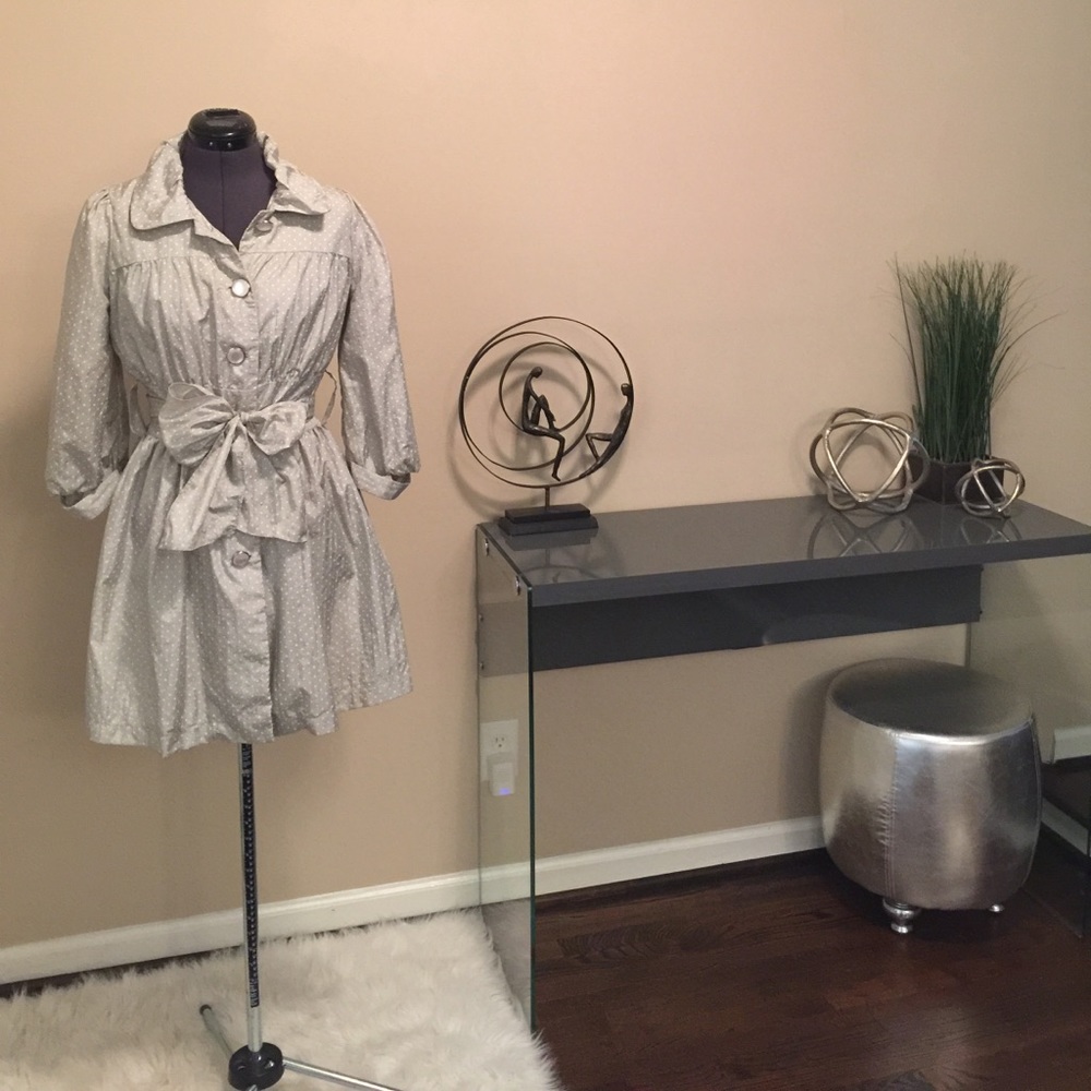 Super cute trench dress!