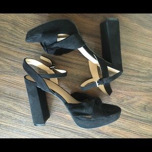 Daphane Platform Block Heel Pumps by Mossimo