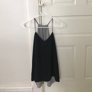 Reversible tank top with keyhole back