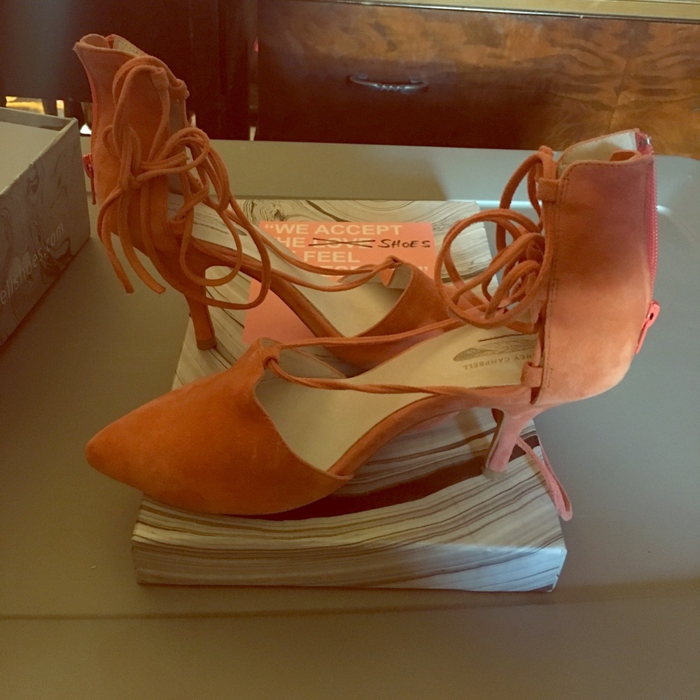 Jeffrey Campbell Berlin 3” suede ankle lace up