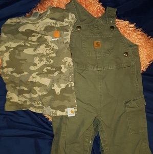 Carhartt Olive green overalls