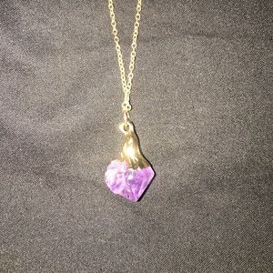 Purple Stone Necklace
