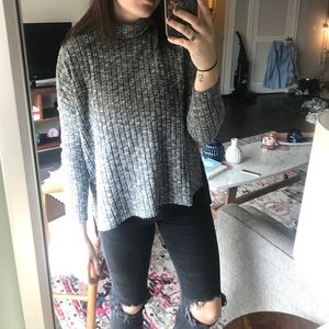 Grey Turtleneck