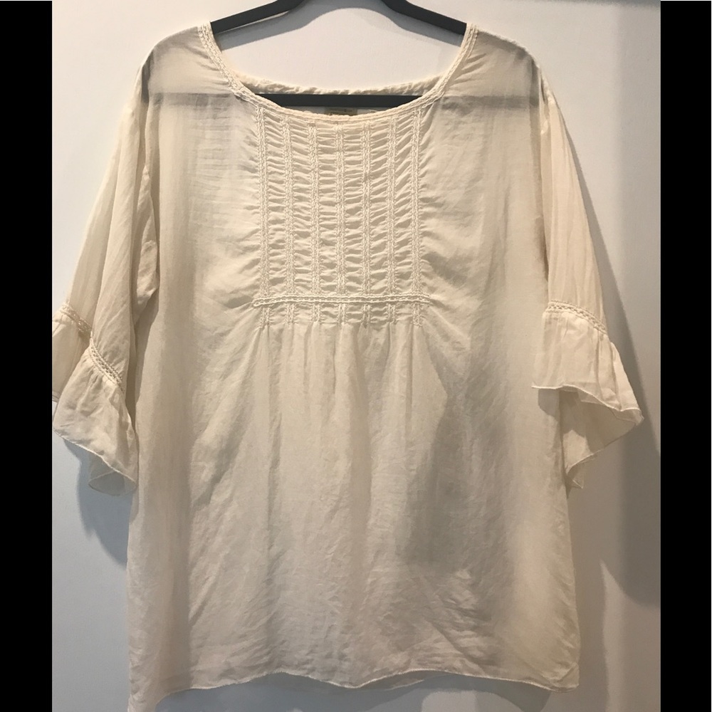 Max Studio Cream Tunic