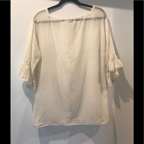 Max Studio Cream Tunic - Picture 2 of 3