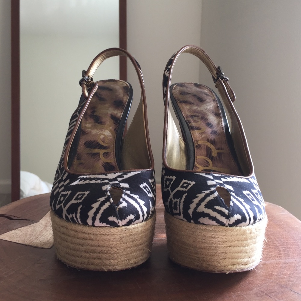 🌾 Sam Edelman Rare Boho Pattern Pumps - Picture 2 of 8