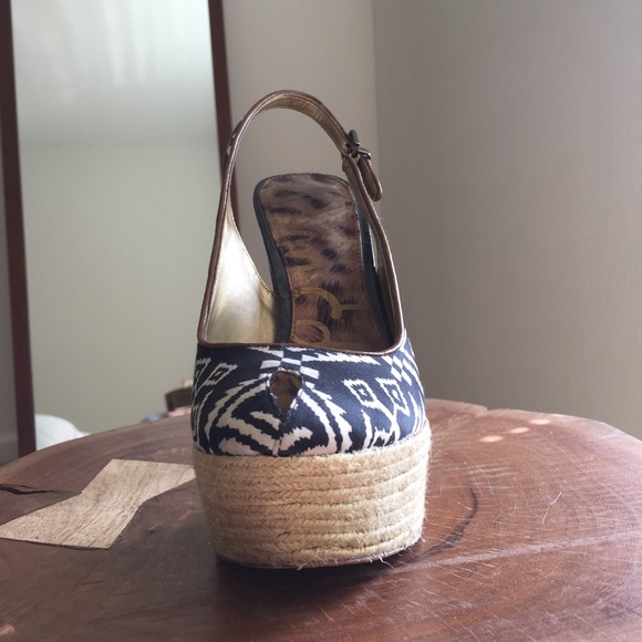 🌾 Sam Edelman Rare Boho Pattern Pumps - Picture 7 of 8