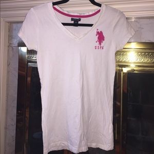 Polo Laced V-Neck Tee