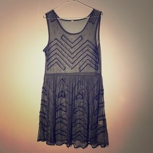 Free people beaded long shirt