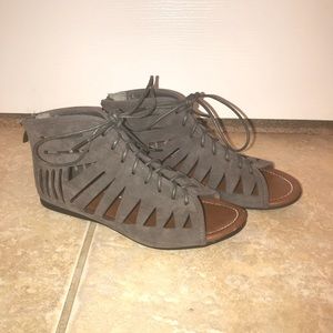 Kali Footwear - Gray Gladiator Sandals