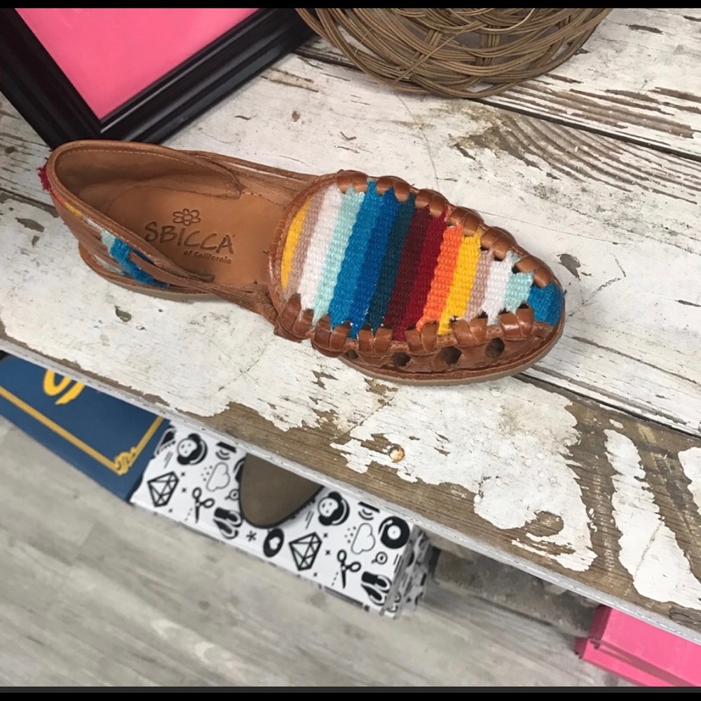 Sbicca multi color Huarache Flat