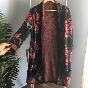 Warm floral duster