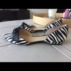 Ivanka Trump pony hair flats-8M