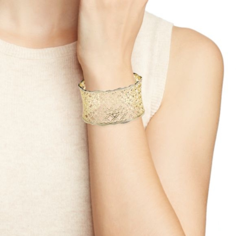 Kendra Scott Candice bracelet gold cuff NWT