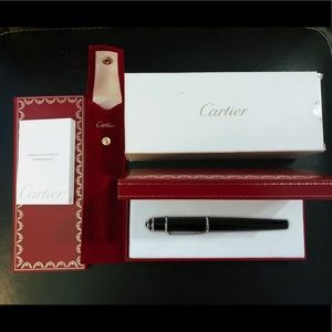 Cartier Saphire Blue Rollerball Pen