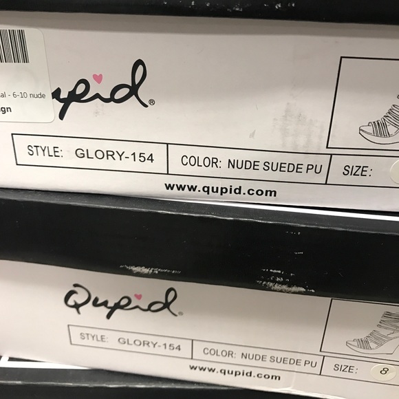 Strappy nude wedge - Picture 2 of 5