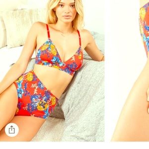 **SOLD Out from under floral high waisted bottoms!