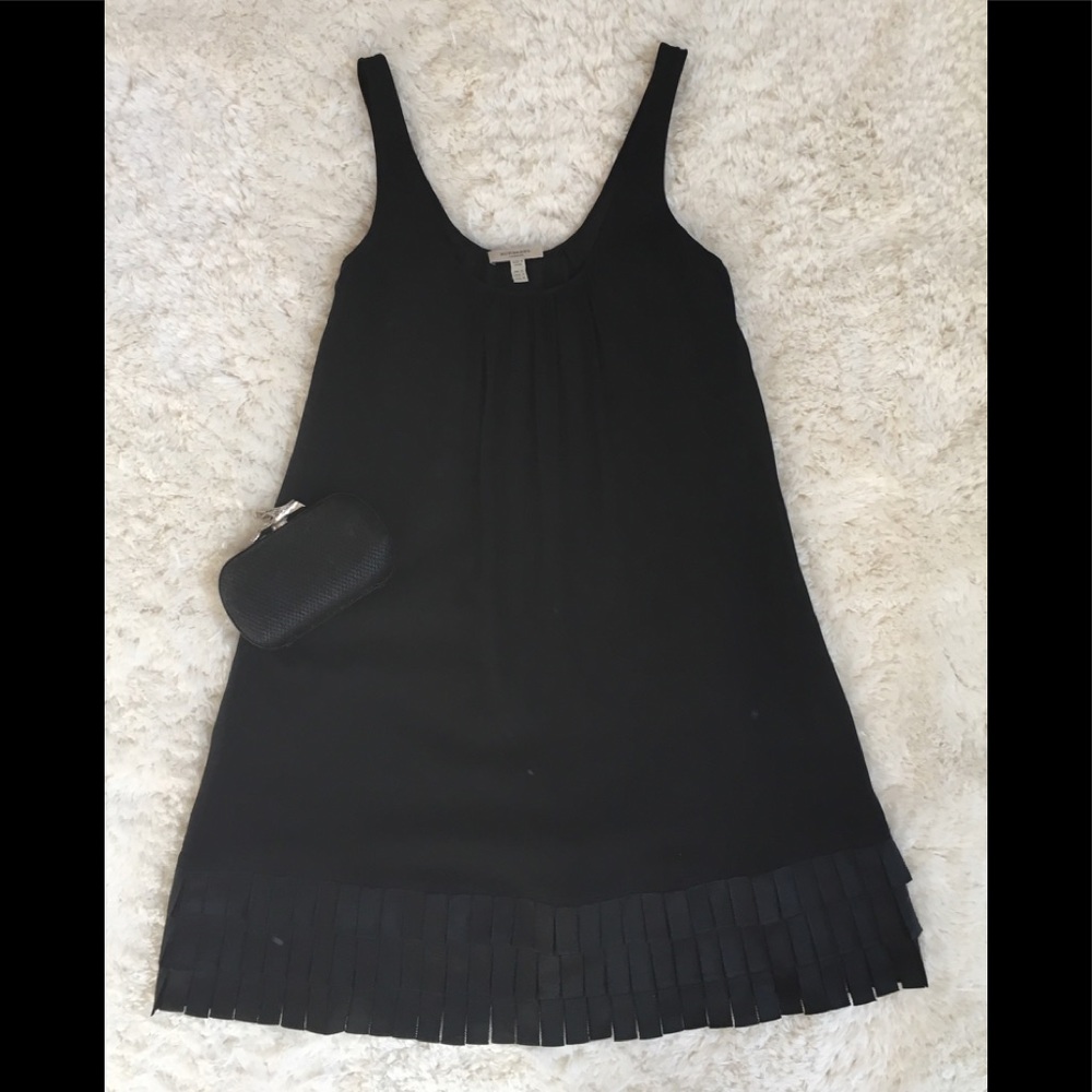 Burberry London silk sleeveless shift dress