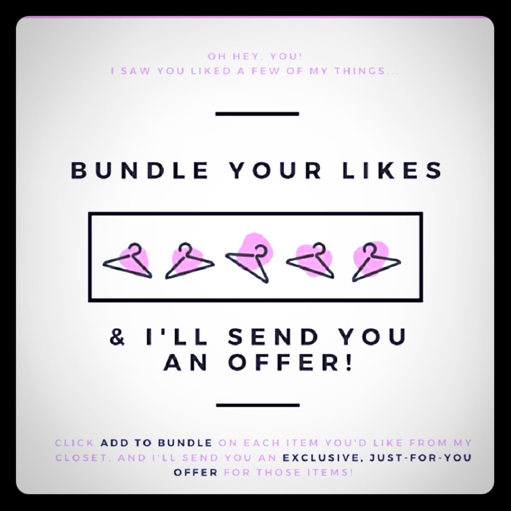 Bundle to save! Make offers!