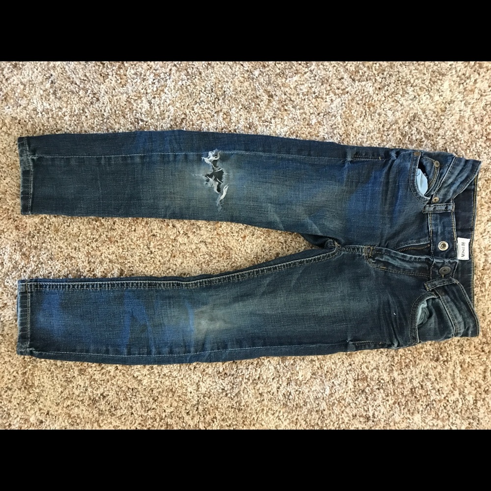 Hudson boys jeans with distress