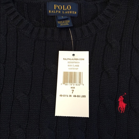 Navy Ralph Lauren sweater - Picture 3 of 3