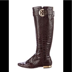 Tory Burch Crocodile Boots