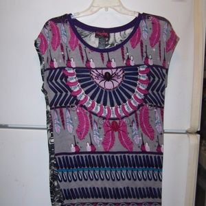 Custo Barcelona Long Tunic Top Med Lrg