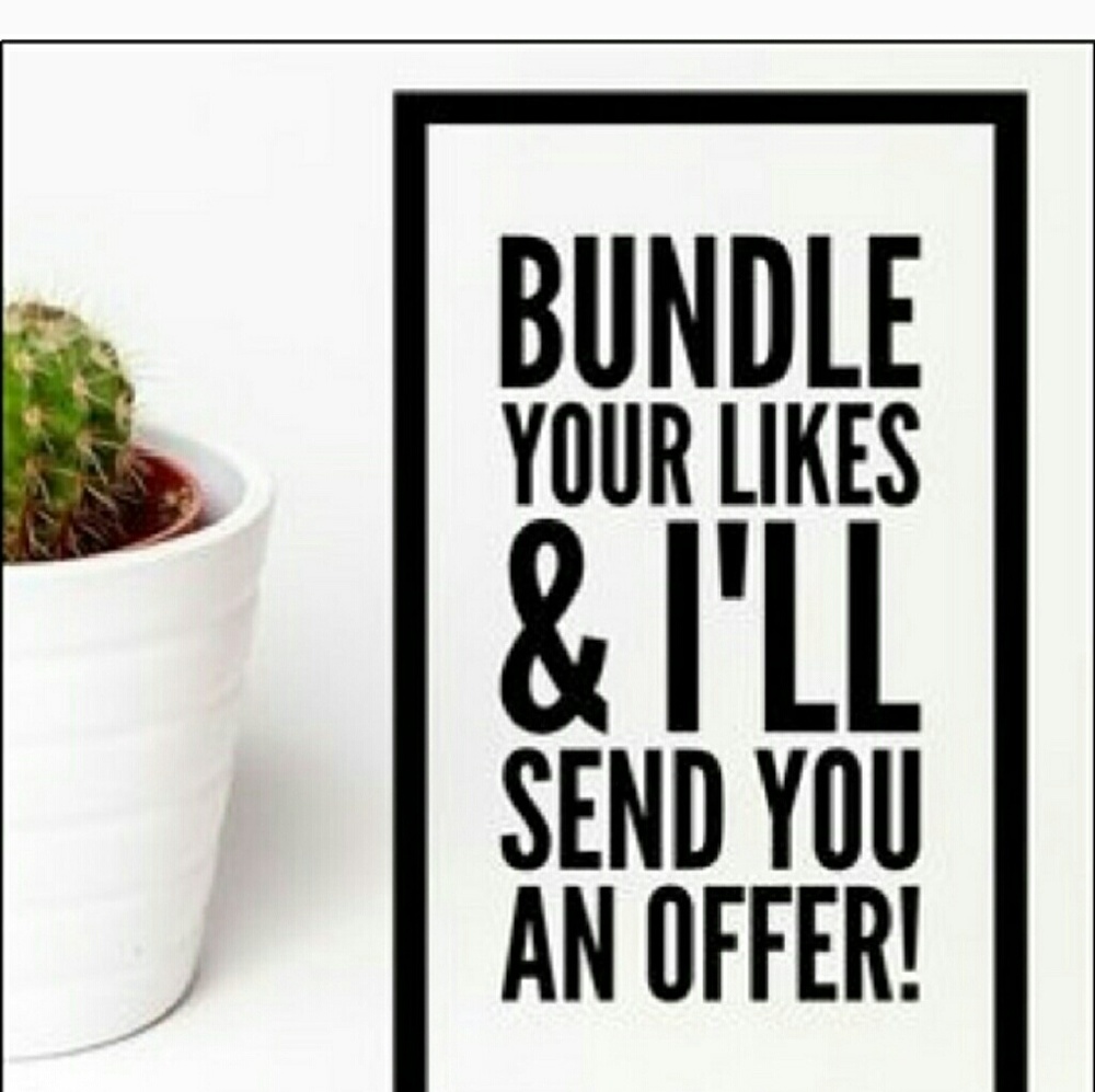 MUST BUNDLE 2 OR MORE ITEMS THAT YOU LIKE