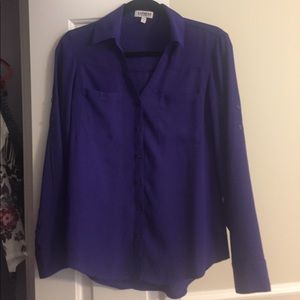 Purple Button Up