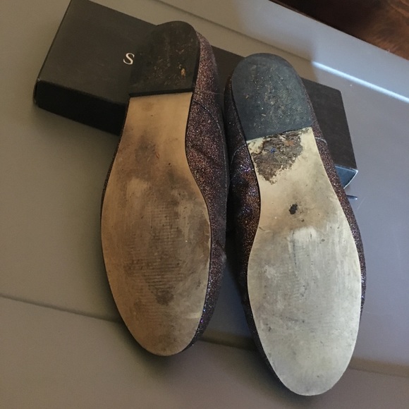 Multi color glitter lace up flat - Picture 4 of 5