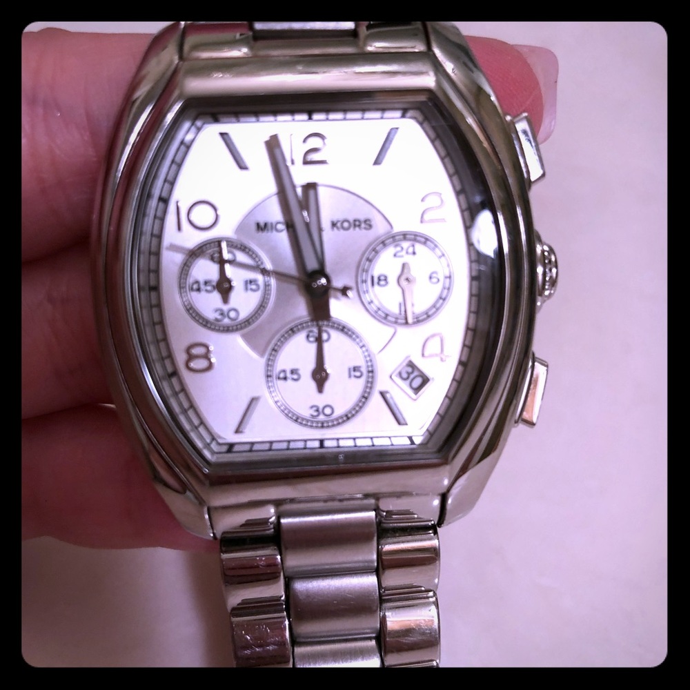 Rectangular face Michael Kors watch