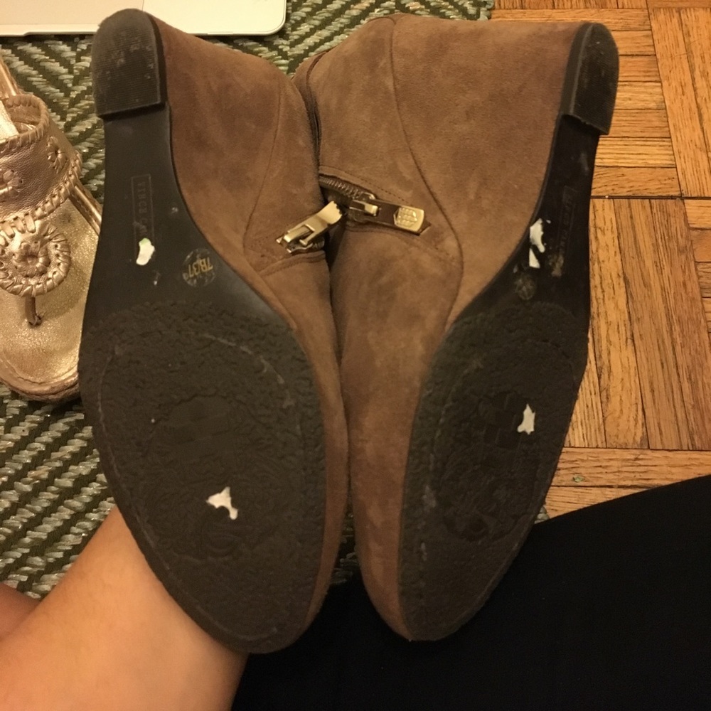 Wedge suede boots - Picture 4 of 4