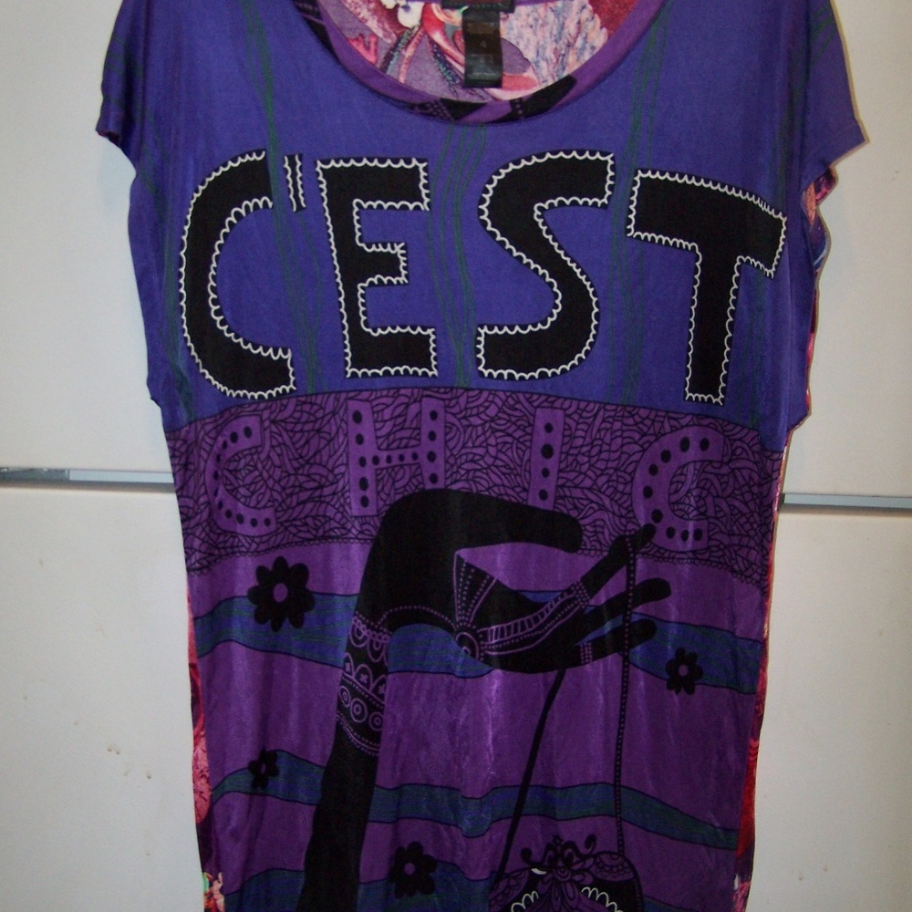 Custo Barcelona Long Tunic Top Large