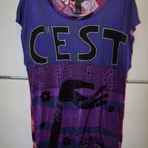 Custo Barcelona Long Tunic Top Large