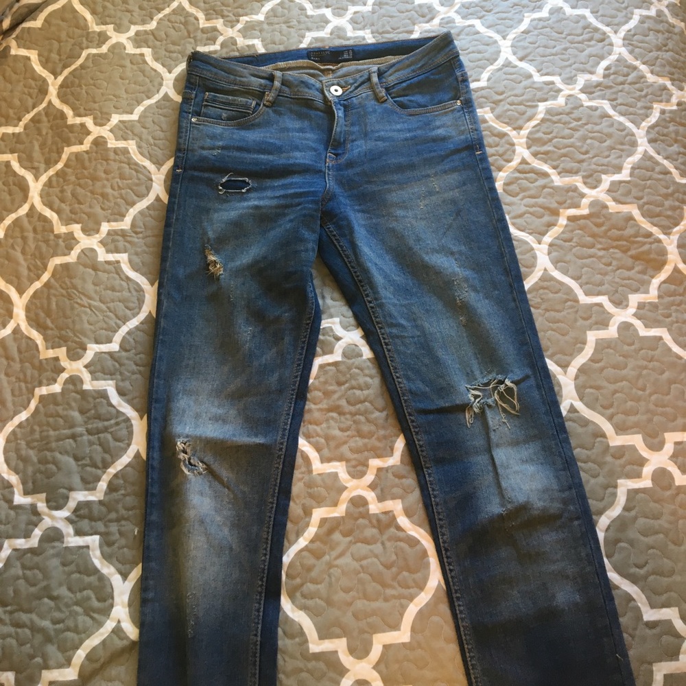 Zara Trafaluc Straight Leg Jeans