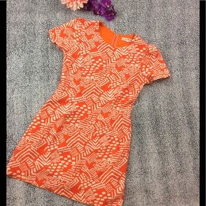Altar'd State short sleeve dress orange tribal