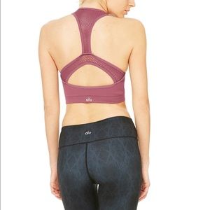 Alo yoga power crop bra L