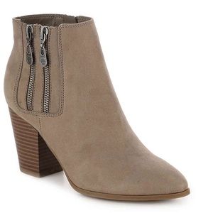 G by Guess Shayla Bootie Taupe 8.5 Faux Suede Boot