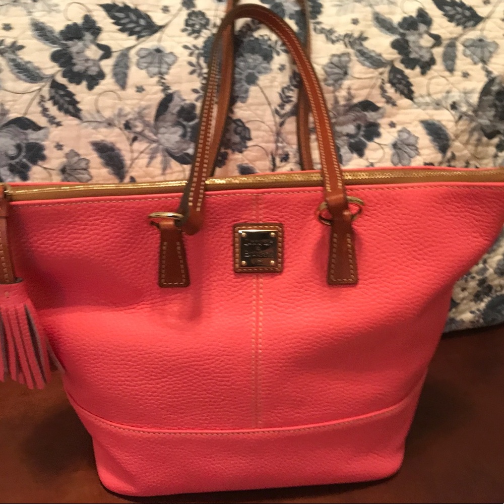 Dooney & Bourke Pebble Leather Pink