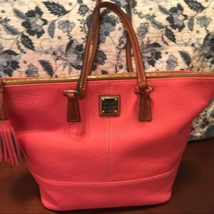 Dooney & Bourke Pebble Leather Pink