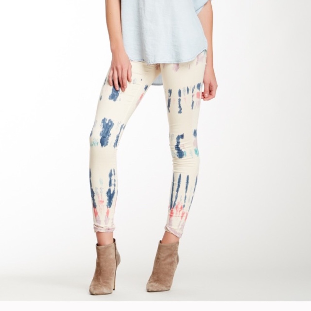 Mother tie dye Looker skinny jeans-26
