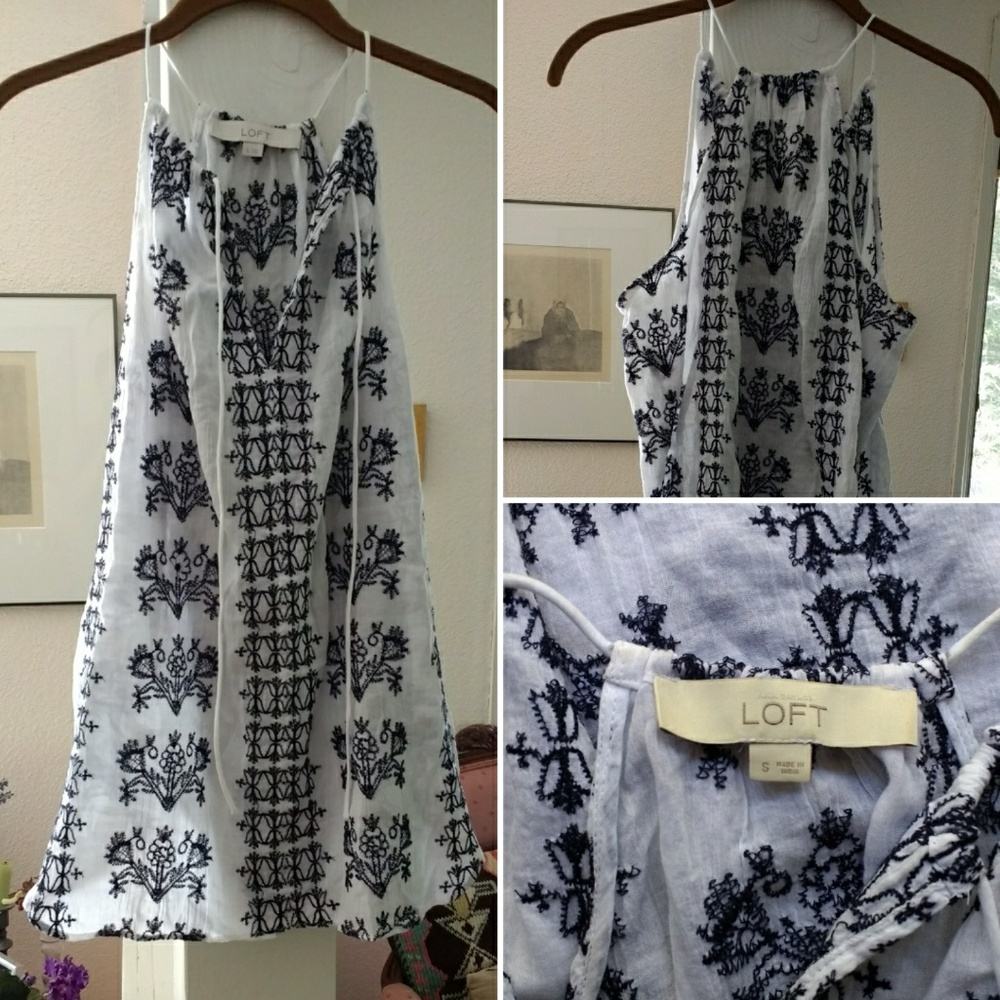 Loft Scandinavian Print Top