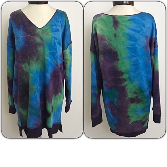‼️ Sold TieDye Oversized Relaxed Slouchy Tunic LXL - Picture 4 of 5