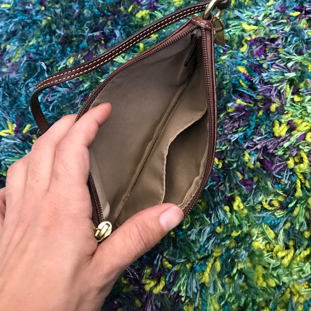 Metallic coach wristlet - Picture 3 of 6