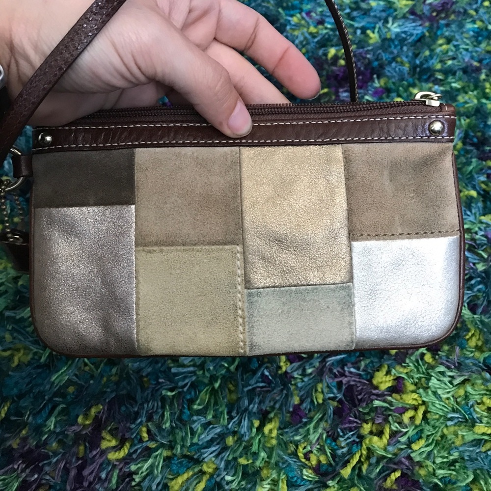 Metallic coach wristlet - Picture 6 of 6