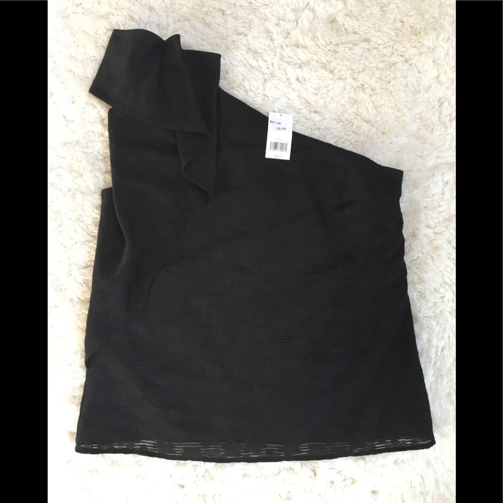 One shoulder Banana Republic blouse