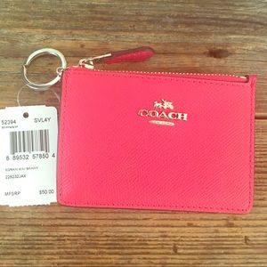 Coach Mini Skinny Id Case in Crossgrain Leather