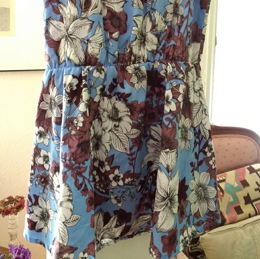 Multicolored wrap top - Picture 3 of 4