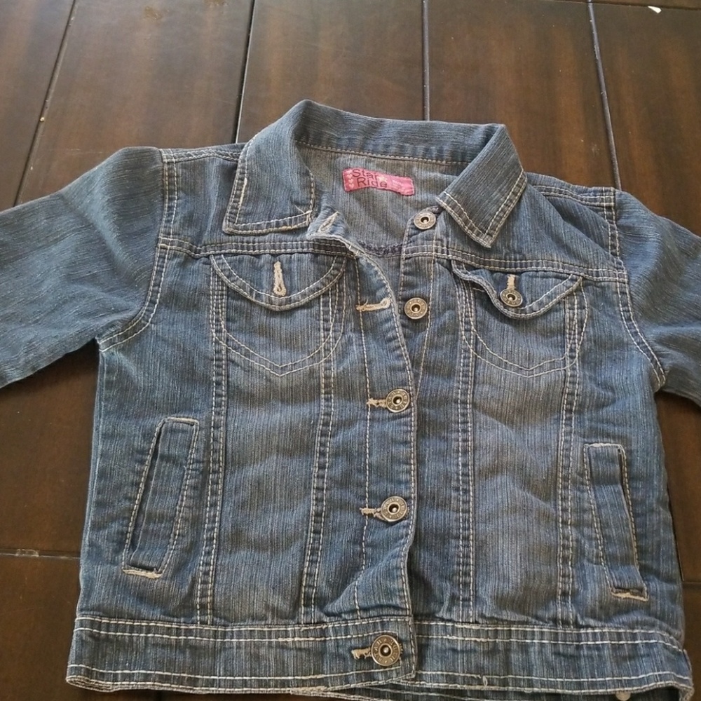 Big girls "denim" jacket